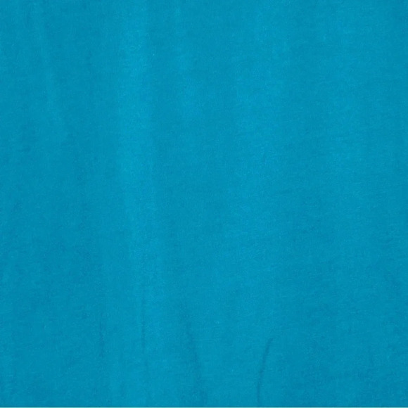 Woman Within 18 20 Tank Top Shirt Teal Blue Sleeveless High Neck Cotton Stretch - Picture 2 of 7